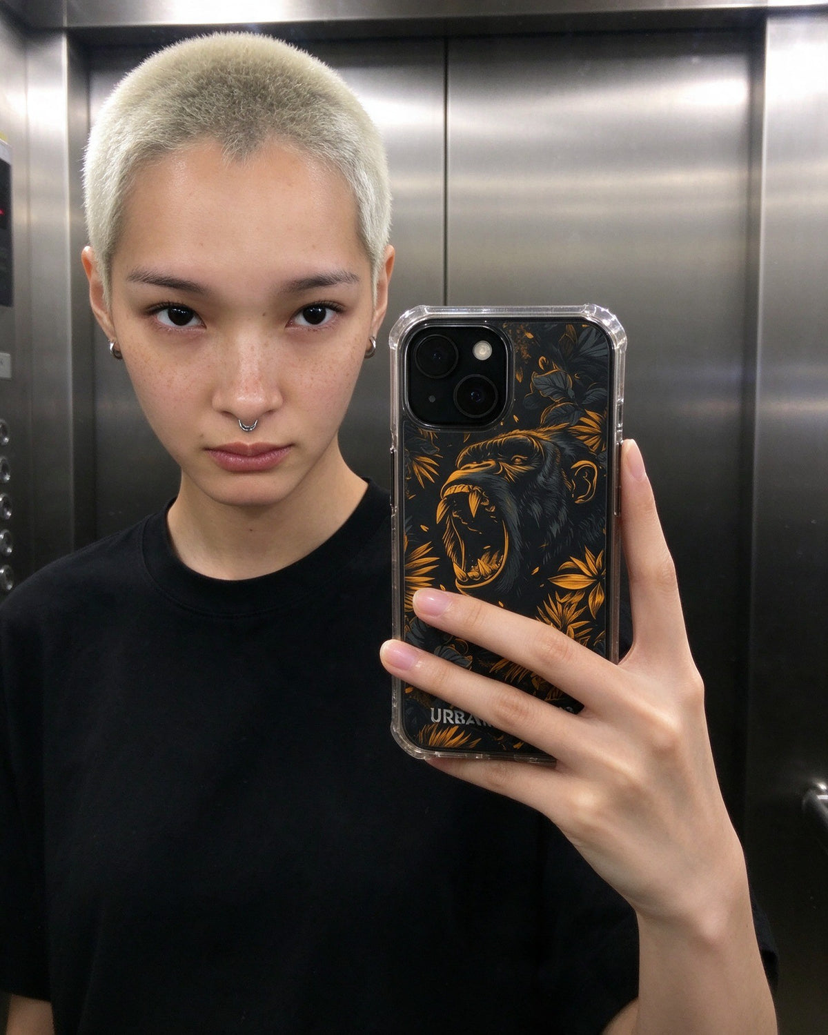 Gorilla Grip Phone Case worn on the street — Urban Kong