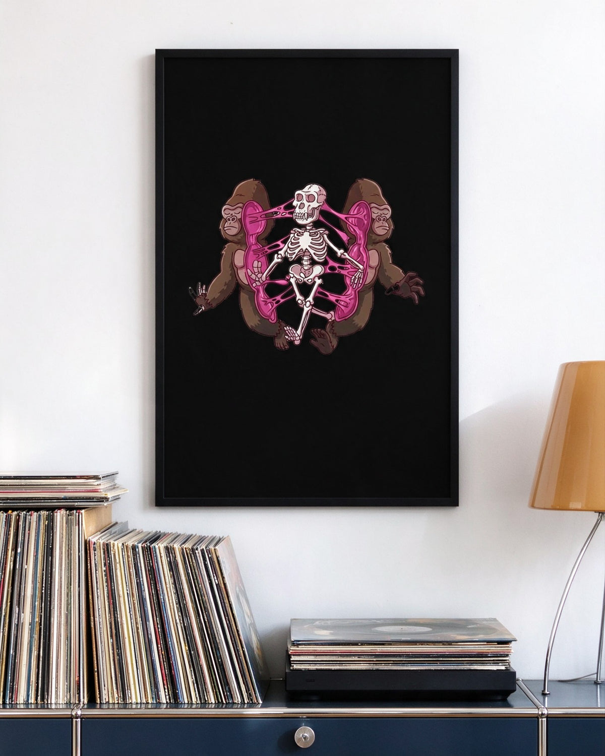 Kong Anatomy Poster in use — Urban Kong
