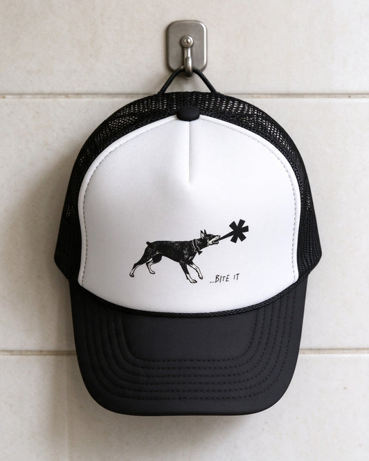 Dober Bite Trucker still life — Urban Kong