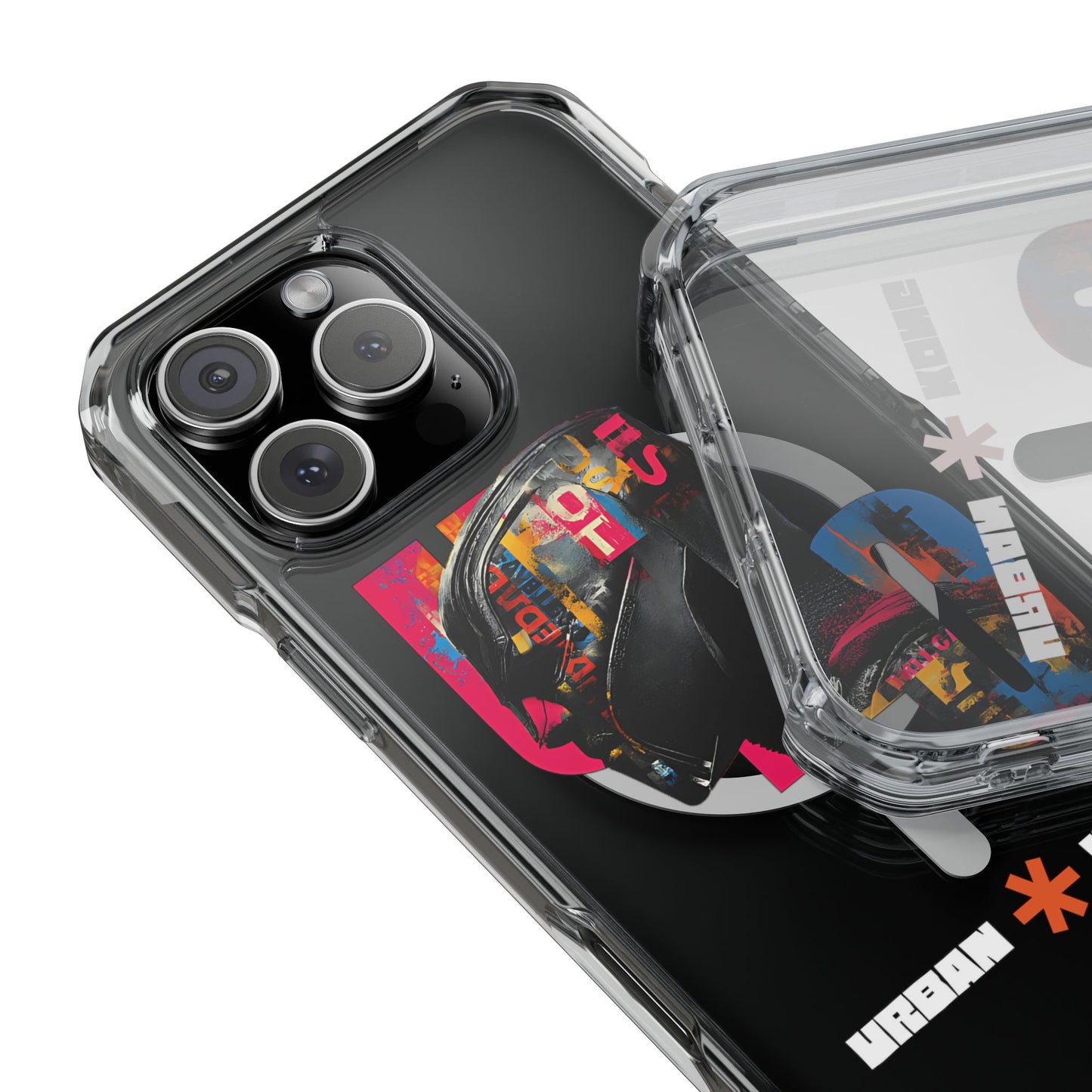 Clear Magnetic Impact Phone Case_Urban Hero
