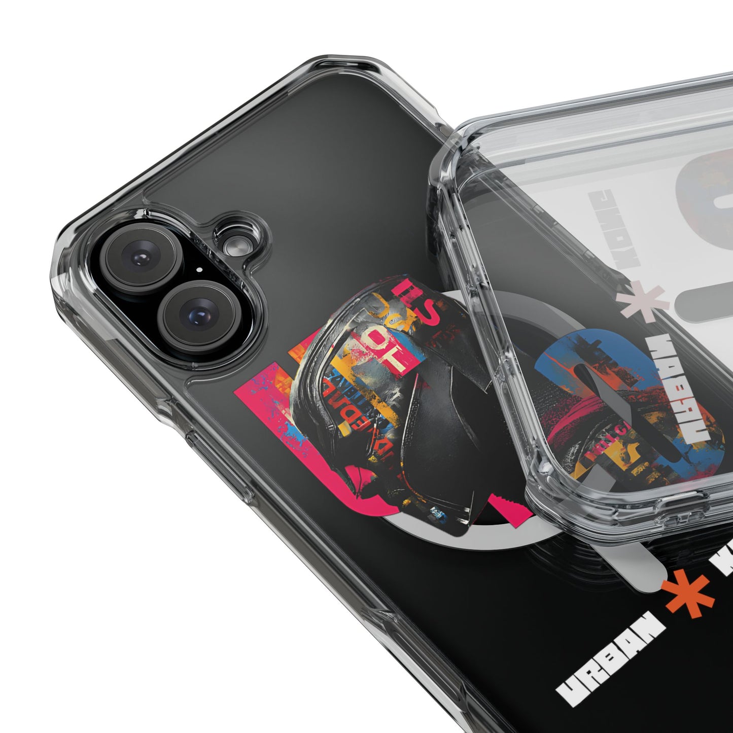 Clear Magnetic Impact Phone Case_Urban Hero