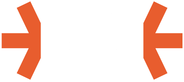 Logo with 'Urban Kong' text and orange arrows on a black background