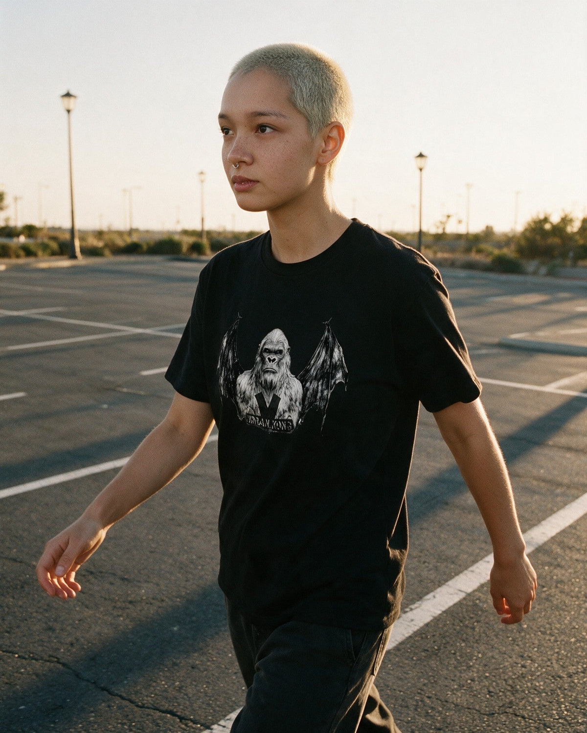 Bat Kong T-Shirt worn on the street — Urban Kong