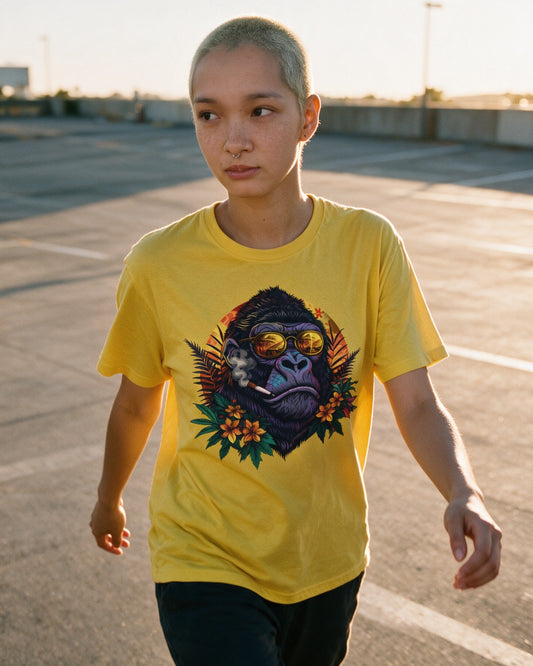 Chill Kong T-Shirt worn on the street — Urban Kong