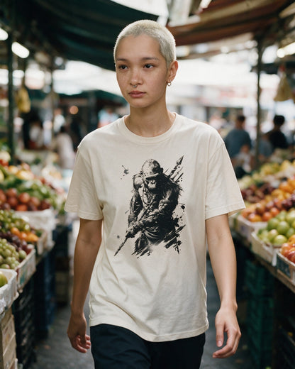 Primal Defender T-Shirt worn on the street — Urban Kong