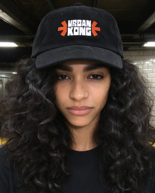 Core Logo Cap worn on the street — Urban Kong
