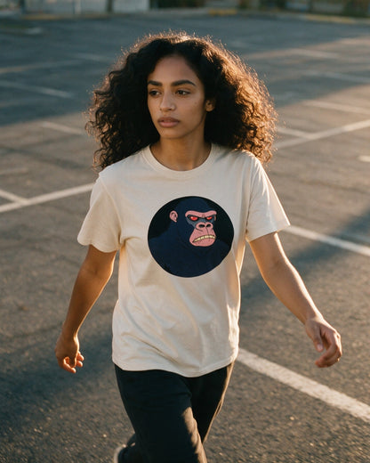 Cranky Kong T-Shirt worn on the street — Urban Kong