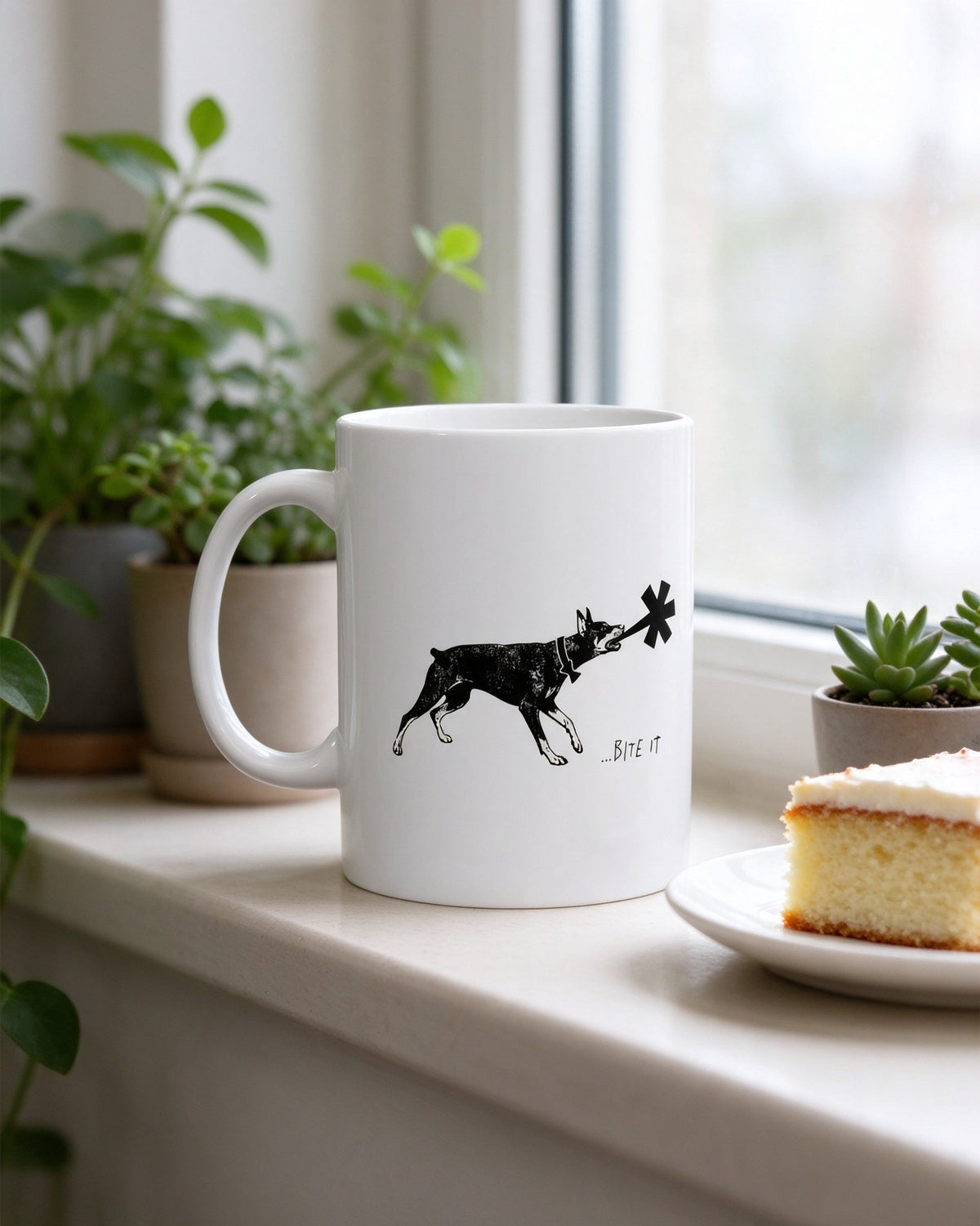 Dober Bite Mug still life — Urban Kong