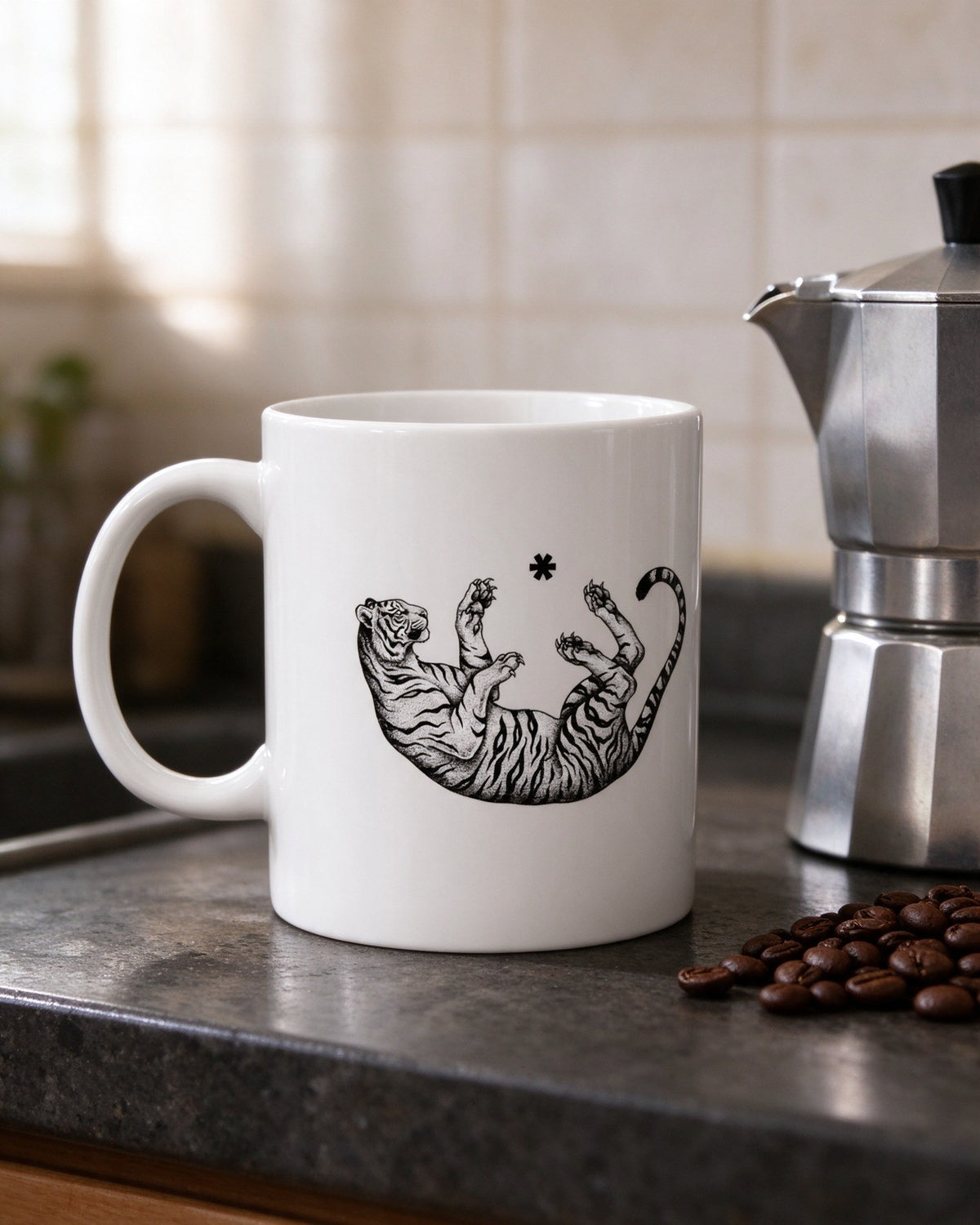 Falling Tiger Mug still life — Urban Kong