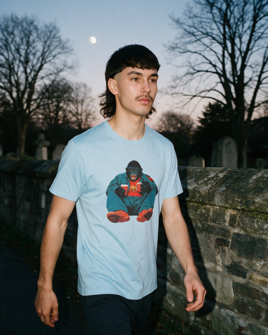 Haunted Kong T-Shirt worn on the street — Urban Kong