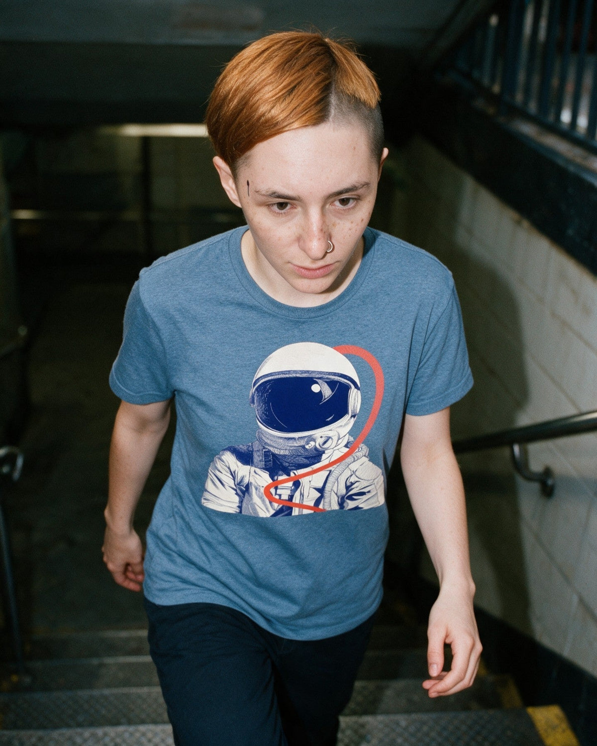 Inner Orbit T-Shirt worn on the street — Urban Kong