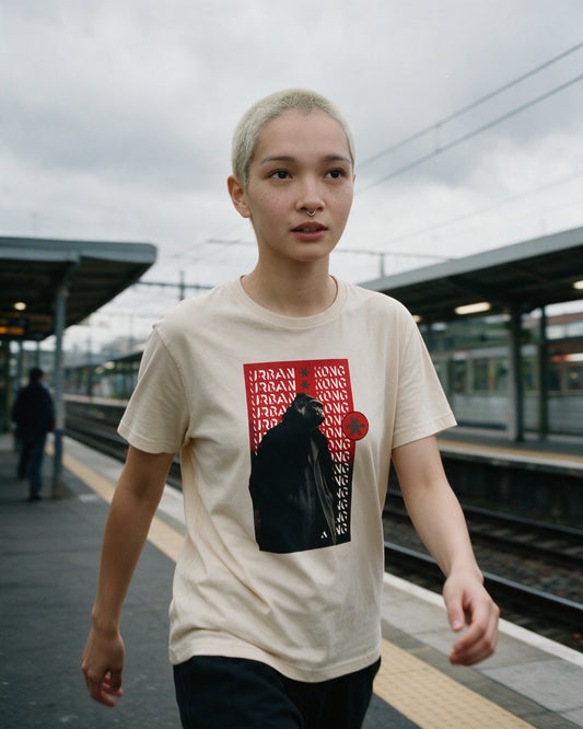 Japan Kong T-Shirt worn on the street — Urban Kong