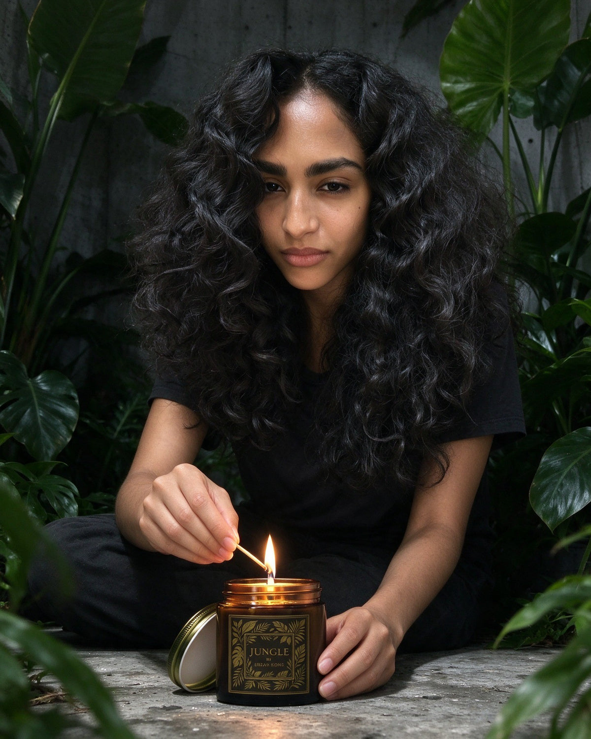Jungle Candle Collection (4oz & 9oz) worn on the street — Urban Kong