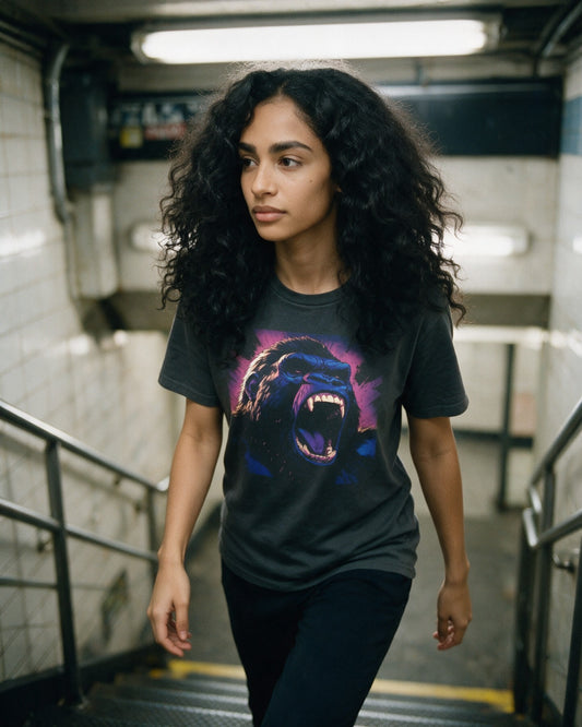 Just Self Expression T-Shirt worn on the street — Urban Kong