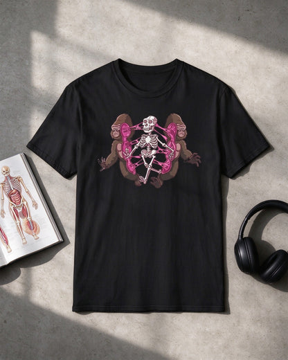 Kong Anatomy T-Shirt flat lay — Urban Kong