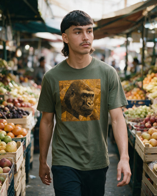 Kong Majesty T-Shirt worn on the street — Urban Kong