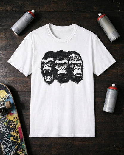 Kong Trinity T-Shirt still life — Urban Kong