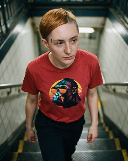 Kong Vibes T-Shirt worn on the street — Urban Kong