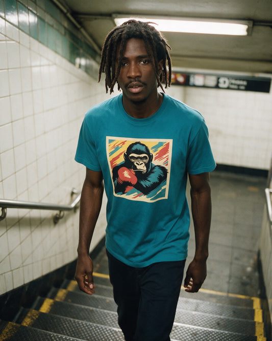 Let's Have Some Fun T-Shirt worn on the street — Urban Kong