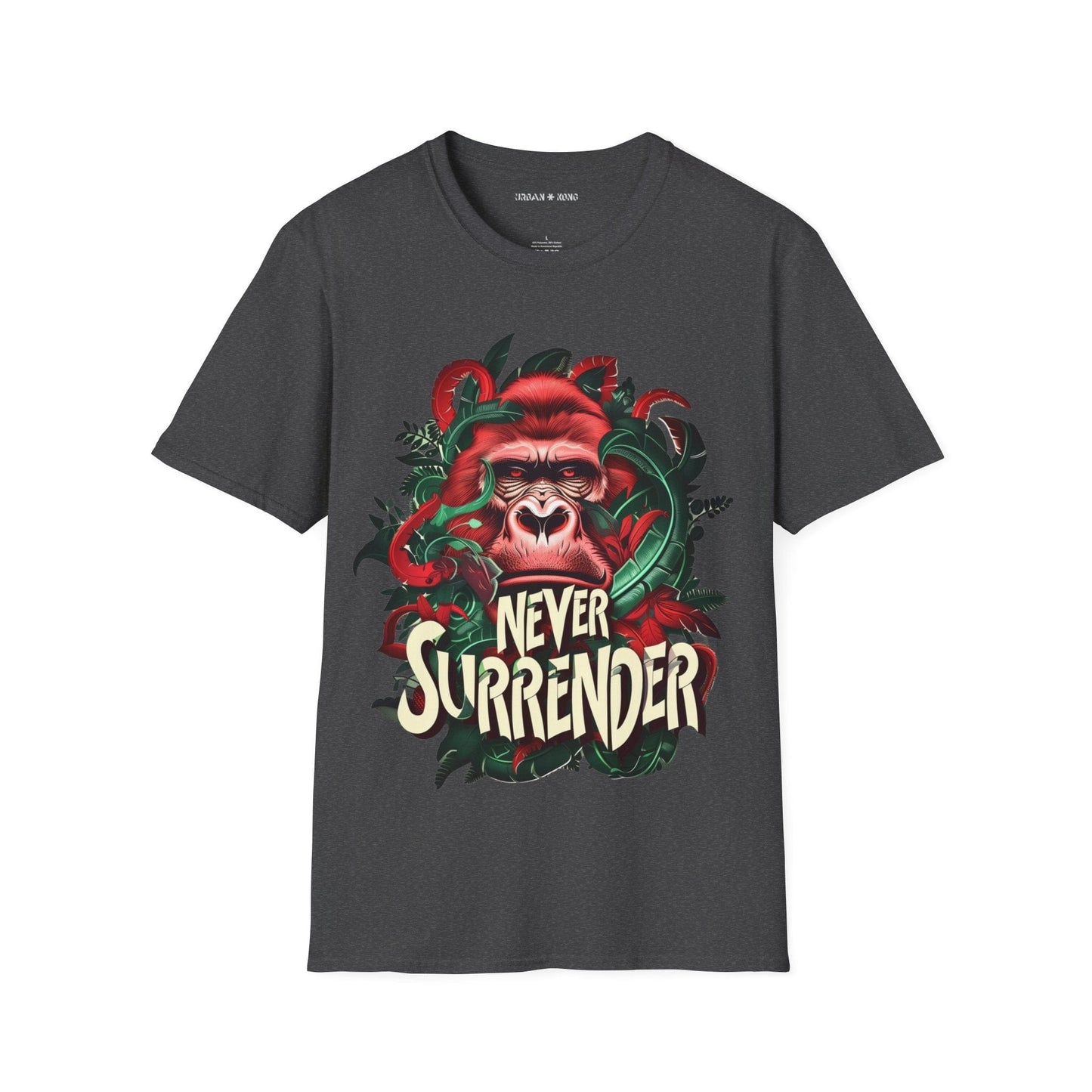 Never Surrender Gorilla T-Shirt