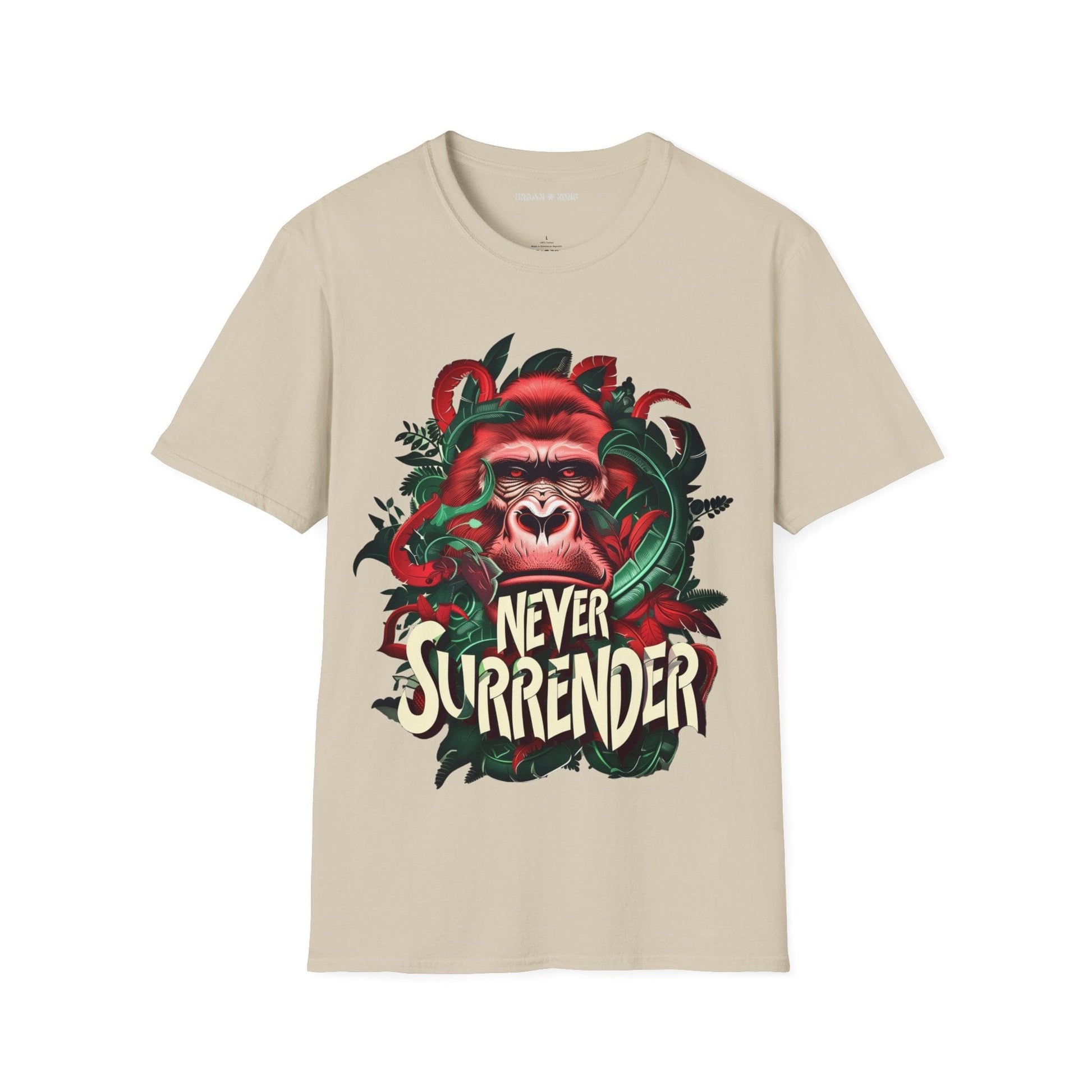 Never Surrender Gorilla T-Shirt