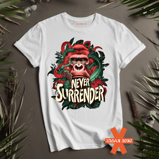 Never Surrender Gorilla T-Shirt