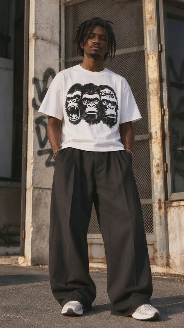 Kong Trinity T-Shirt on-model video — Urban Kong