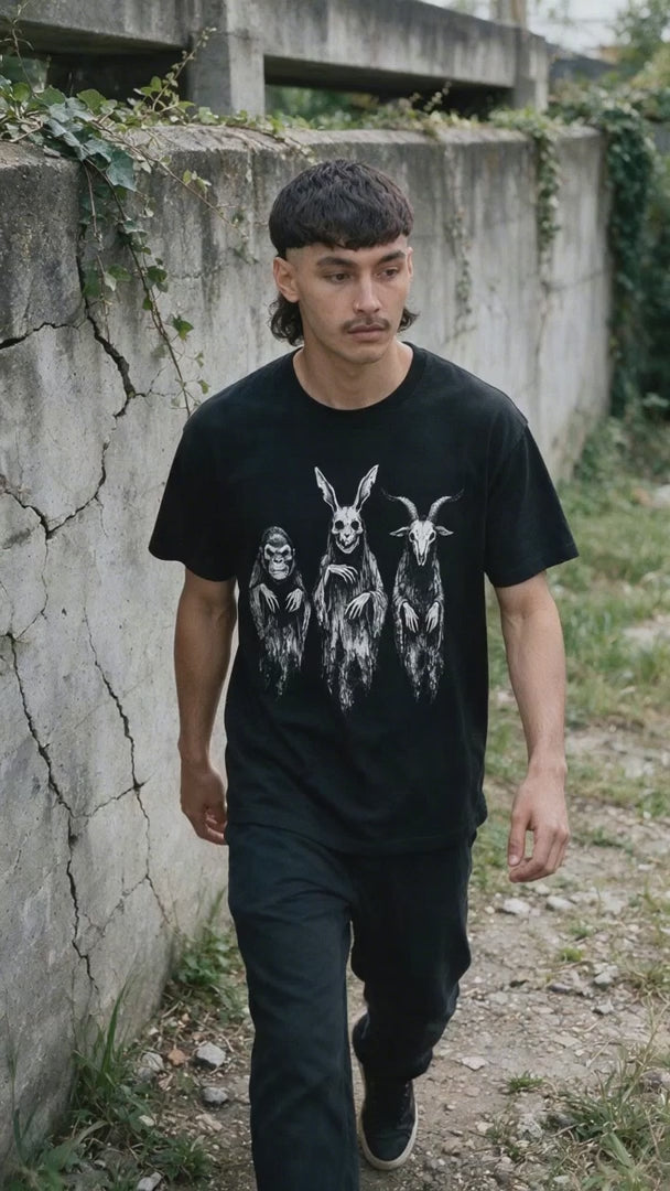 Three Spirits T-Shirt on-model video — Urban Kong