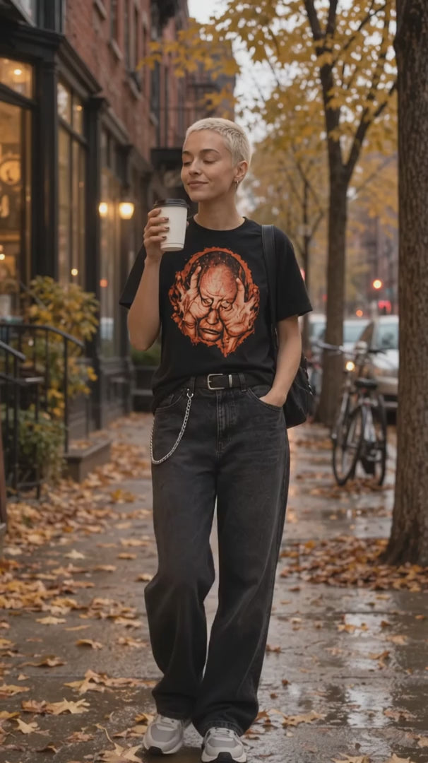 Orange Nightmares T-Shirt on-model video — Urban Kong