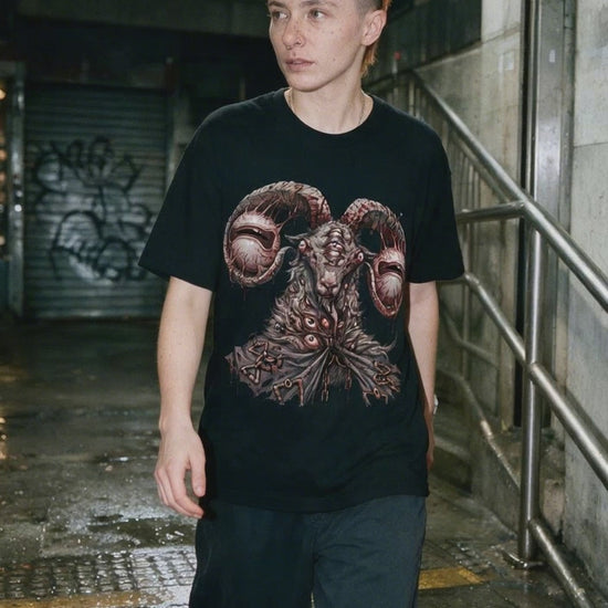 Devil Goat T-Shirt on-model video — Urban Kong