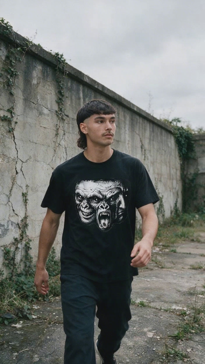 Three Faces T-Shirt on-model video — Urban Kong
