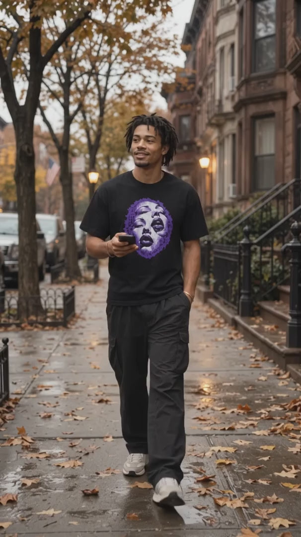 Purple Nightmares T-Shirt on-model video — Urban Kong
