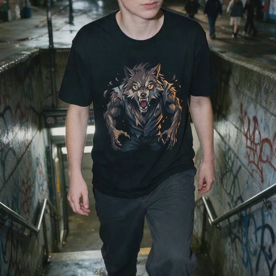 Werewolf T-Shirt on-model video — Urban Kong