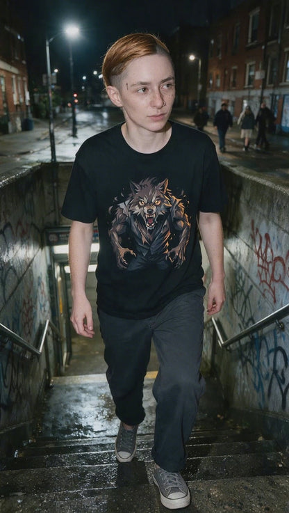 Werewolf T-Shirt on-model video — Urban Kong