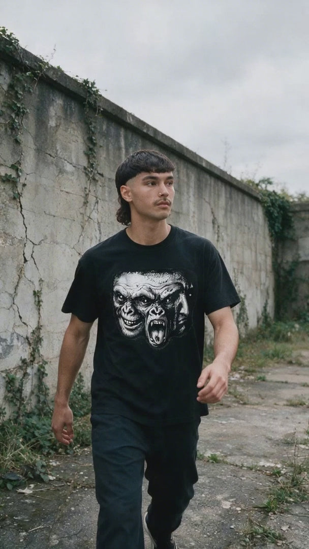 Three Faces T-Shirt on-model video — Urban Kong
