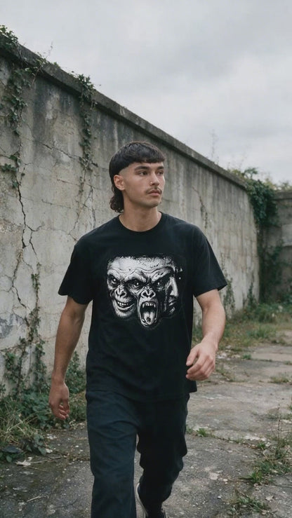 Three Faces T-Shirt on-model video — Urban Kong