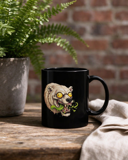 Psycho Polar Bear Mug still life — Urban Kong