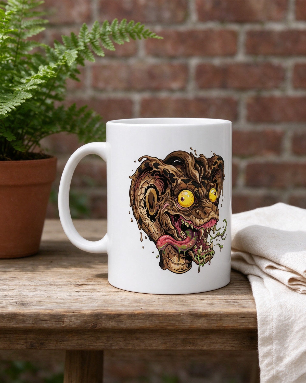Psycho Snake Mug still life — Urban Kong