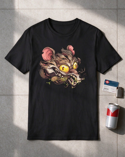 Rabid Rat T-Shirt flat lay — Urban Kong