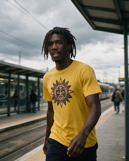 Roots of Power T-Shirt worn on the street — Urban Kong