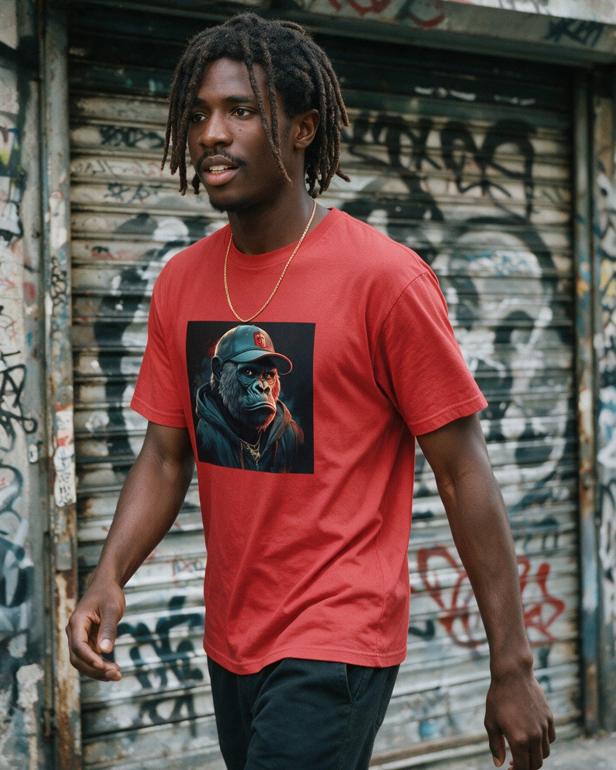 Smooth Kong T-Shirt worn on the street — Urban Kong