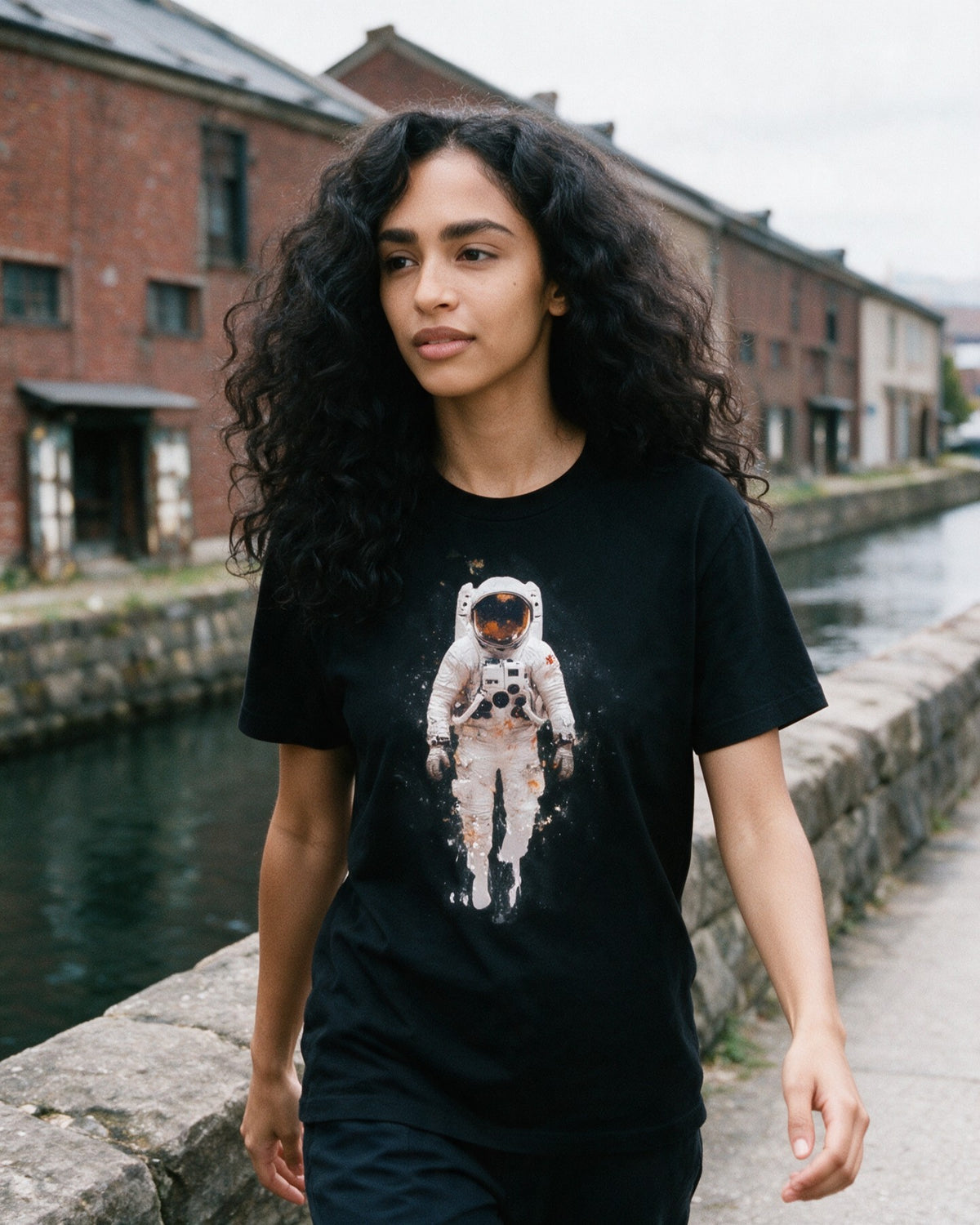Stellar Voyager T-Shirt worn on the street — Urban Kong