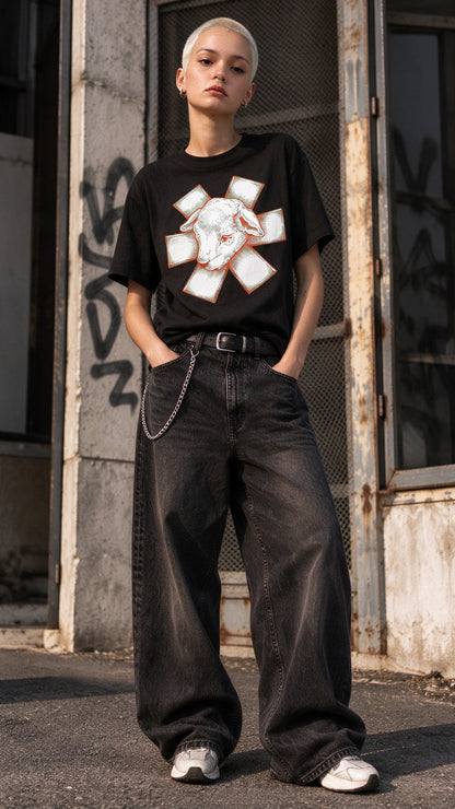 Wild Lamb T-Shirt worn on the street — Urban Kong