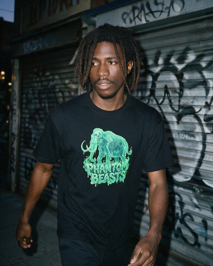 Phantom Mammoth T-Shirt worn on the street — Urban Kong