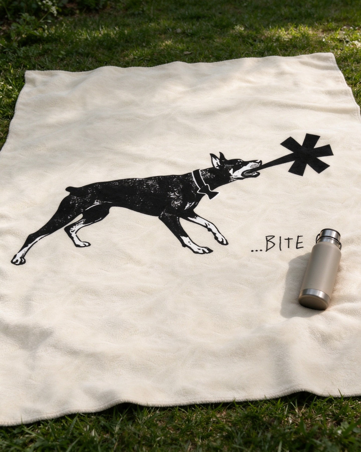Dober Bite Blanket still life — Urban Kong