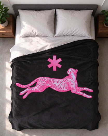 Neon Leopard Blanket still life — Urban Kong