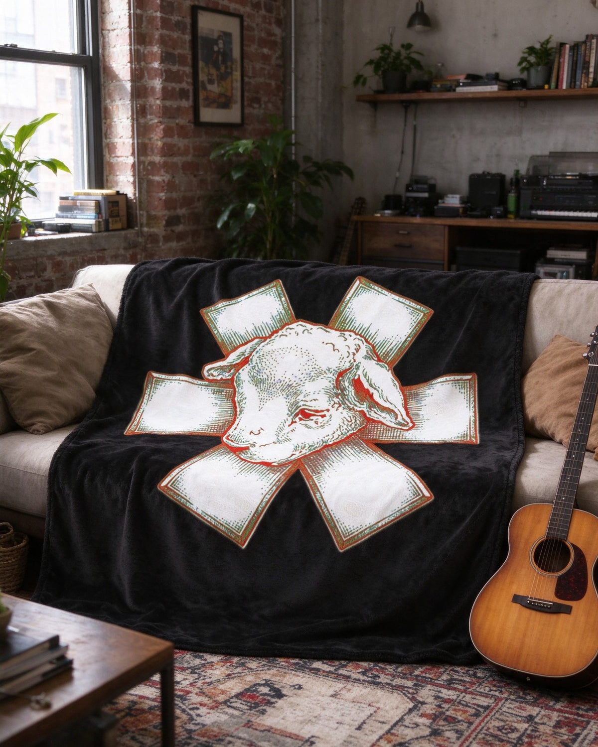 Wild Lamb Blanket in use — Urban Kong