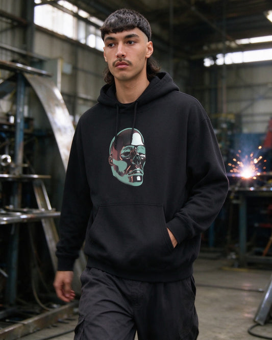 Forged for Glory Hoodie worn on the street — Urban Kong