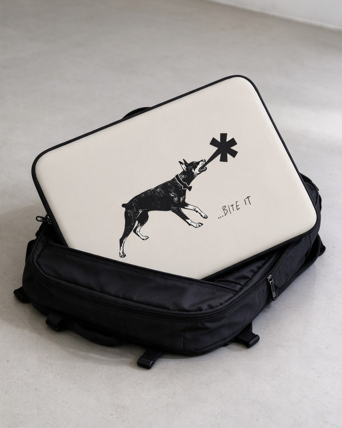 Dober Bite Laptop Sleeve still life — Urban Kong