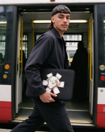Wild Lamb Laptop Sleeve in use — Urban Kong